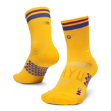SHYU Racing Socks - Half Crew - Amber/ Eggplant/Claret