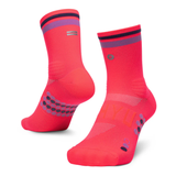 SHYU Racing Socks - Half Crew -Cerise/Purple/Black