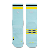 SHYU Racing Socks - Half Crew -Ciel/Yellow/Black