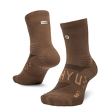 SHYU Racing Socks - Half Crew - Espresso/Espresso/Espresso