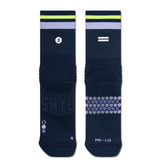 SHYU Racing Socks - Half Crew - Midnight/Mauve/Neon