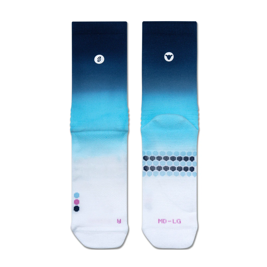 SHYU x Black Sheep Racing Socks - Half Crew -/Sky/Marine