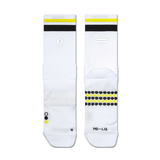 SHYU Racing Socks - Half Crew - White/Black/Honey