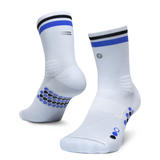 SHYU Racing Socks - Half Crew - White/ Indigo/Black