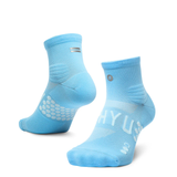 SHYU Racing Socks - Quarter Crew - Blue/Blue/Blue