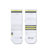 SHYU Racing Socks - Quarter Crew - White/Black/Honey