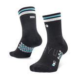 SHYU Racing Socks - Half Crew - Black/ Slate/ Blue