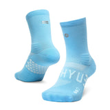 SHYU Racing Socks - Half Crew -Blue Blue Blue