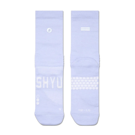SHYU Racing Socks - Half Crew -Lilac/ Lilac/ Lilac