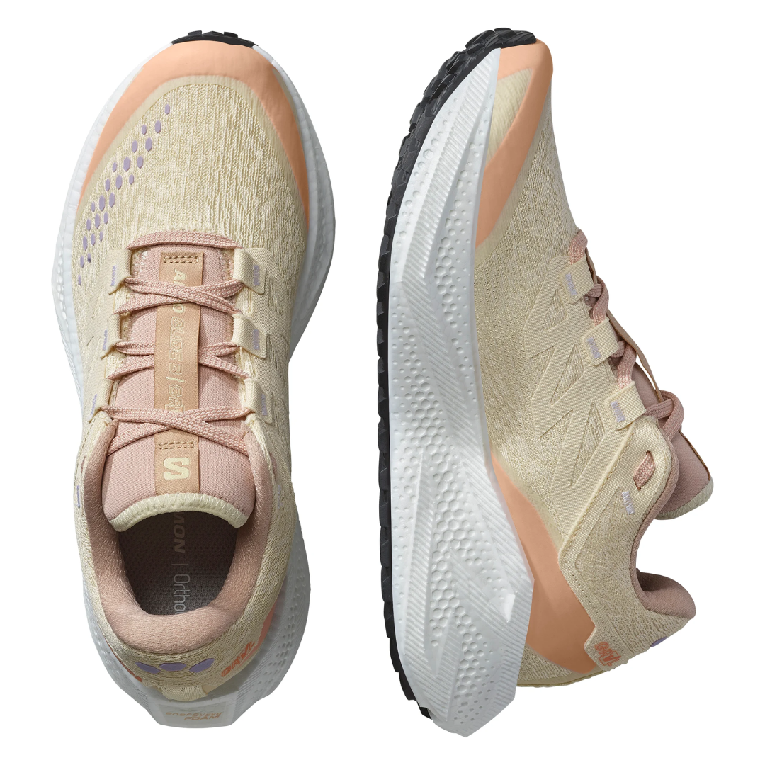 Salomon Womens Aero Glide 3 Shortbread White FusionCoral 2