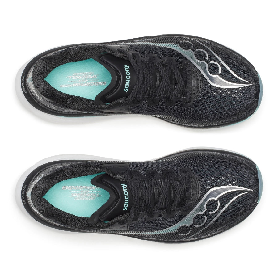 Saucony Womens Endorphin Black Aqua