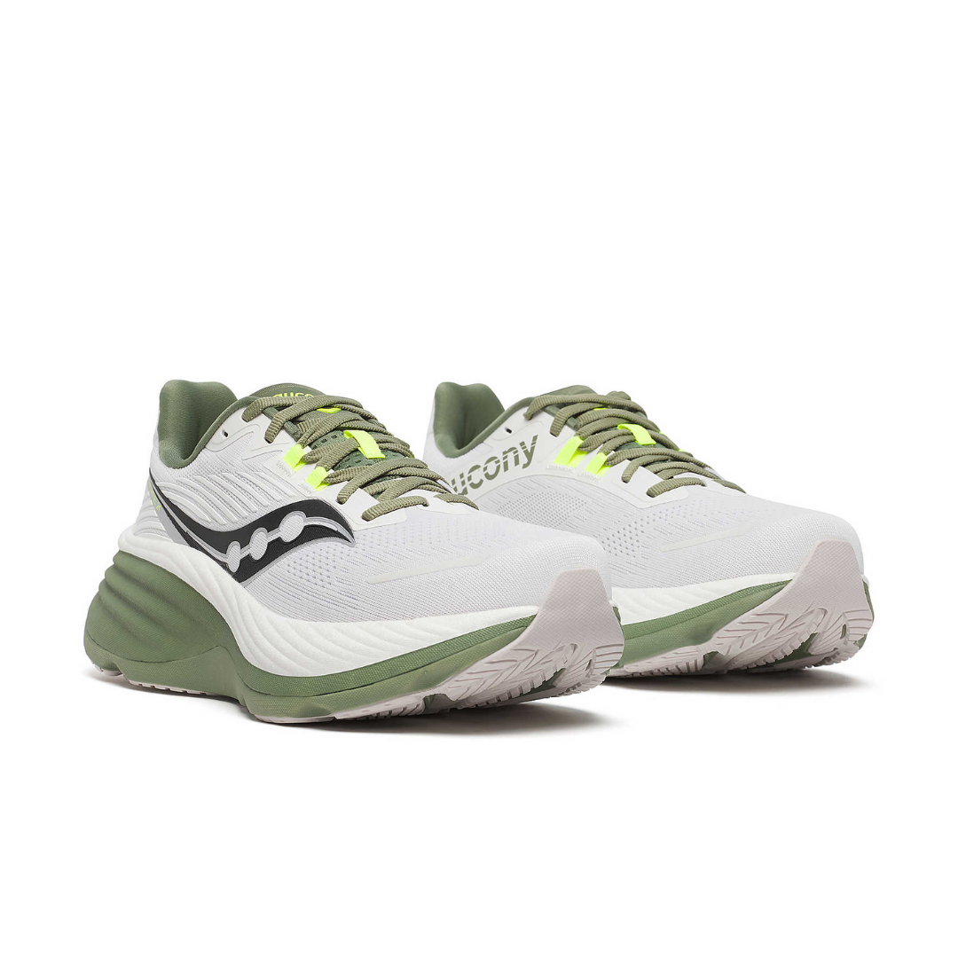 Saucony Hurricane 24   White Olivine 2