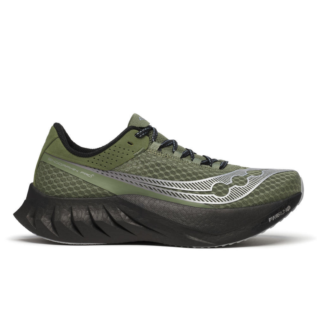 Saucony Mens Endorphin Pro 4   Olivine Black 1