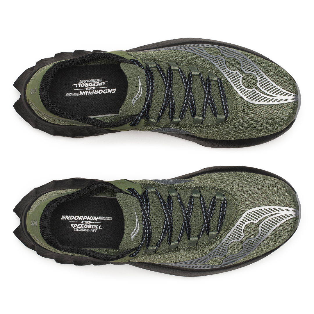 Saucony Mens Endorphin Pro 4   Olivine Black 5