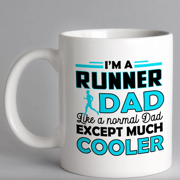 EllieBean I'm A Runner Dad Mug