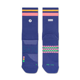 SHYU Racing Socks - Half Crew -Blue/Blush/ Apricot
