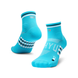 SHYU Racing Socks - Quarter Crew- Lakeside/White/Night