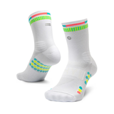 SHYU Racing Socks - Crew - White/Polka/Reef