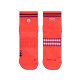 SHYU Racing Socks - Quarter Crew - Taiyo/Purple/Black