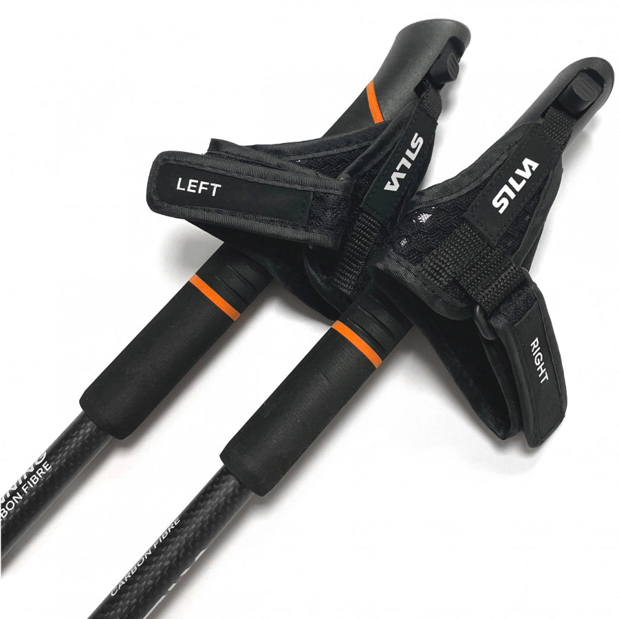 Silva Carbon Running Poles 120-140cm