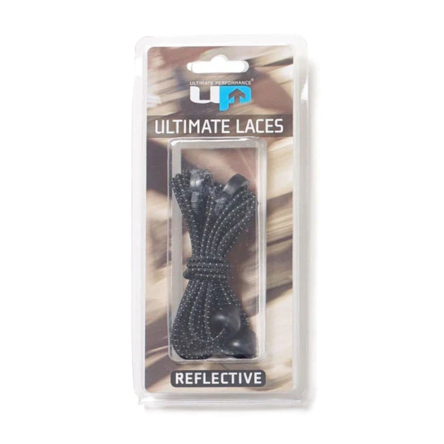 Ultimate Performance Reflective Elastic Laces Black