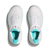 Womens Clifton 10 Wide White Cielo Blue