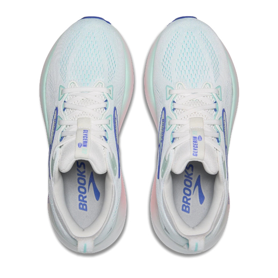 Womens Glycerin 22 Wide Neutral White Limpet Shell Amparo Blue