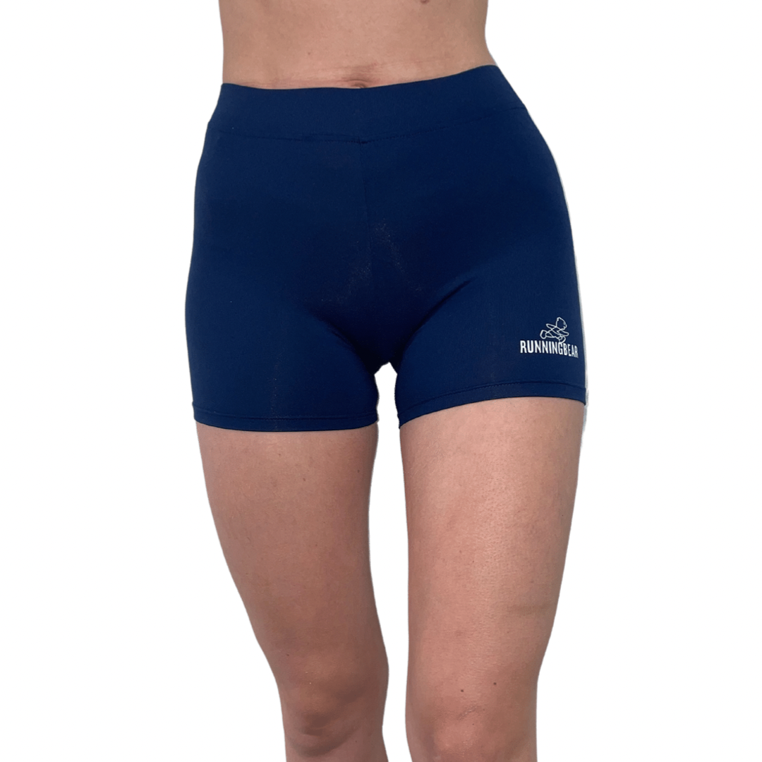 Running Bear Lycra Shorts Navy (4in)