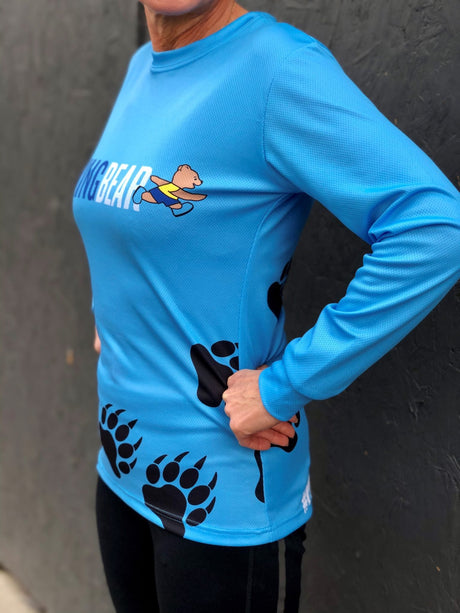 Running Bear Running Club Long Sleeve Tee - Womens