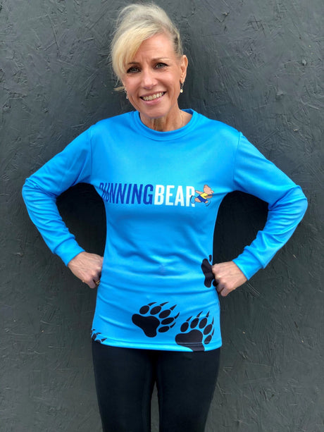 Running Bear Running Club Long Sleeve Tee - Womens