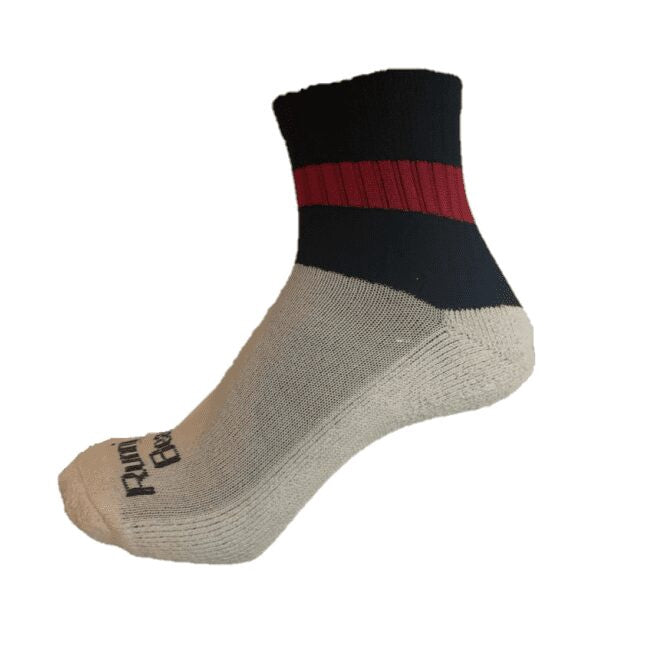 Running Bear Socks Black & Red