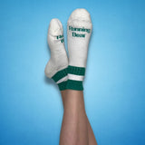 Running Bear Socks Green & White