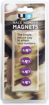 ultimate performance race number magnets purple