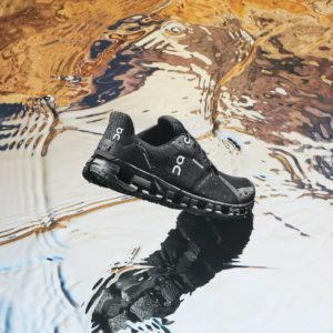 On cloudflyer waterproof women's shoe in all black