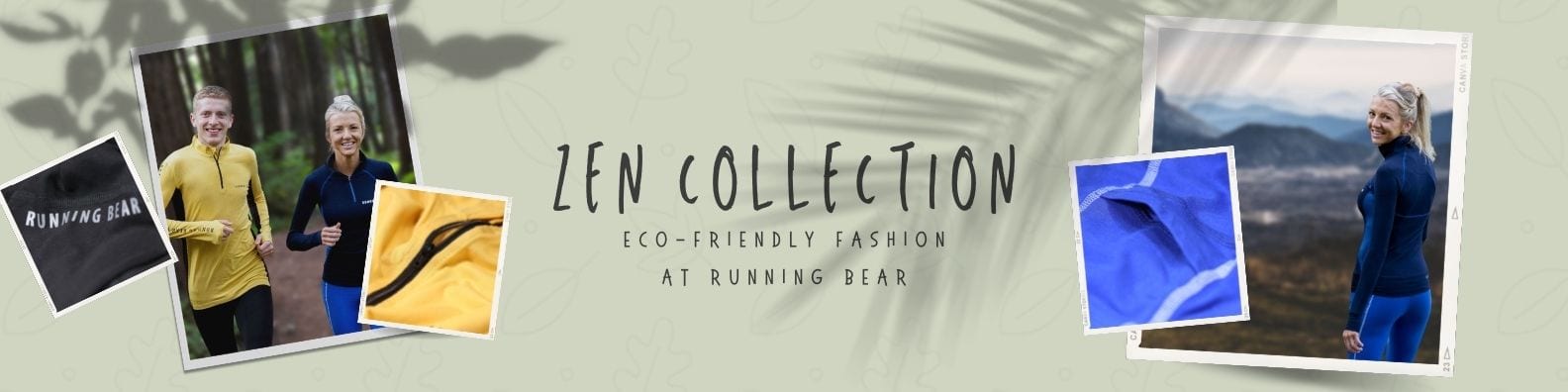 zen collection eco friendly fashion at running bear bamboo athletic wear