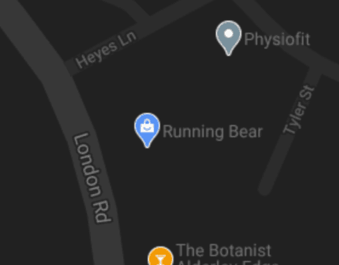 Running Bear Map