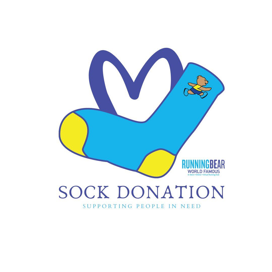 sock donation supporting people in need