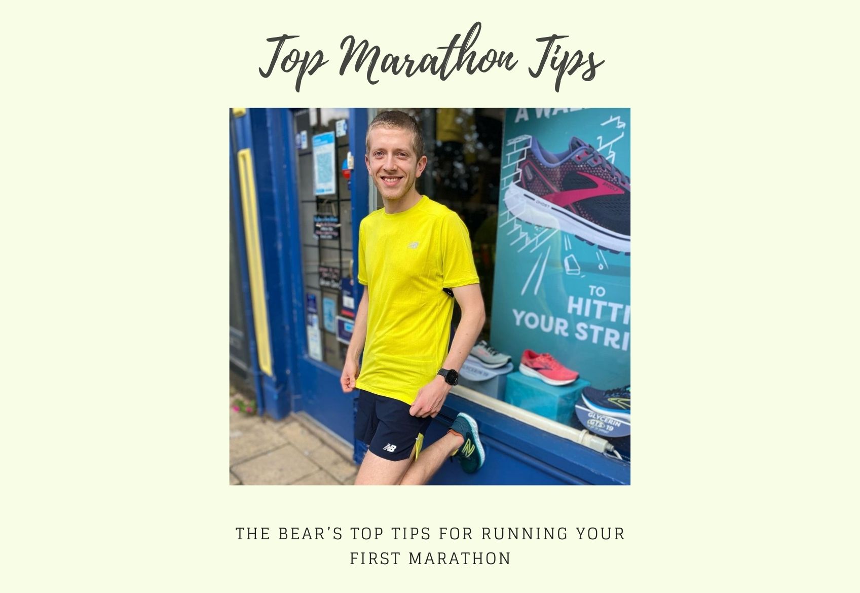 The Bear’s TOP Tips for Running your first Marathon