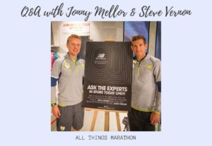 Q&A with Jonny Mellor & Steve Vernon