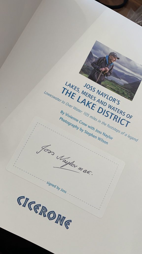 Lakes Meres and Waters of the Lake District Signed Copy