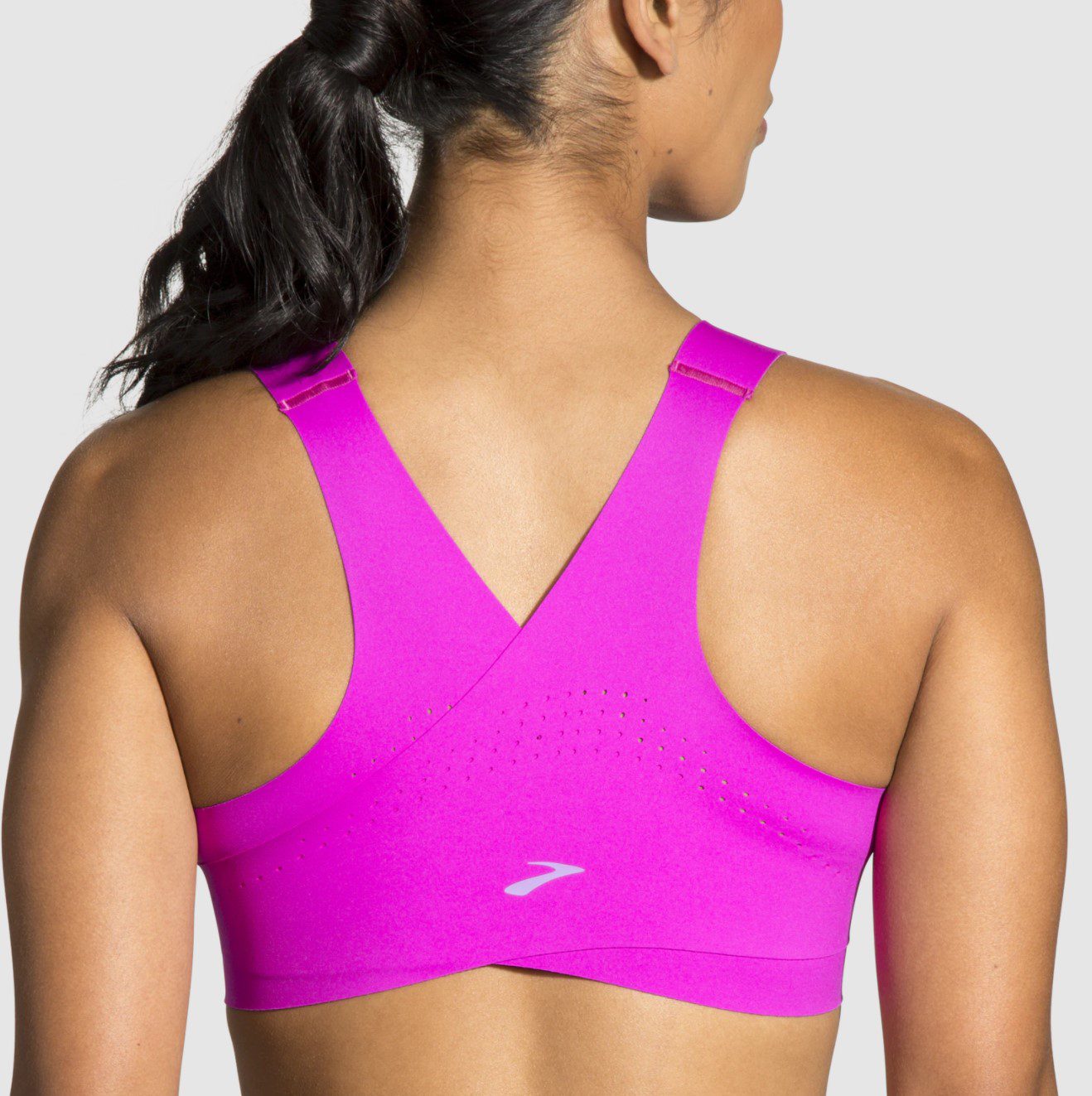 Women's BROOKS pink uplift crossback sports bra (s) : : Fashion