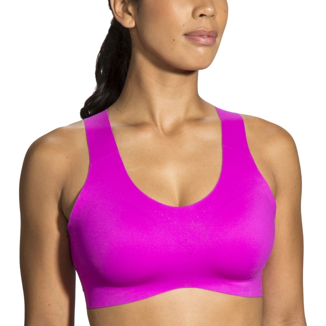 Women's BROOKS pink uplift crossback sports bra (s) : : Fashion