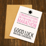 Congratulations On Your Marathon - Pink